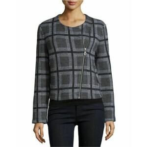 Joie plaid wool jacket M winter jacket workwear office business casual office